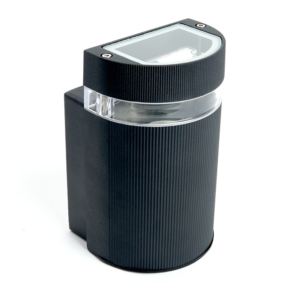 Уличные настенные светильники Светильник садово-парковый Feron DH1701 на стену вверх  GU10 230V черный 48317 