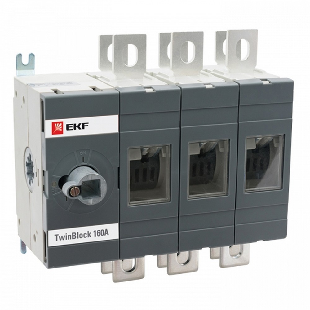 EKF Рубильник EKF PROxima 160A 3P реверсивный без рукоятки управления TwinBlock tb-s-160-3p-rev 