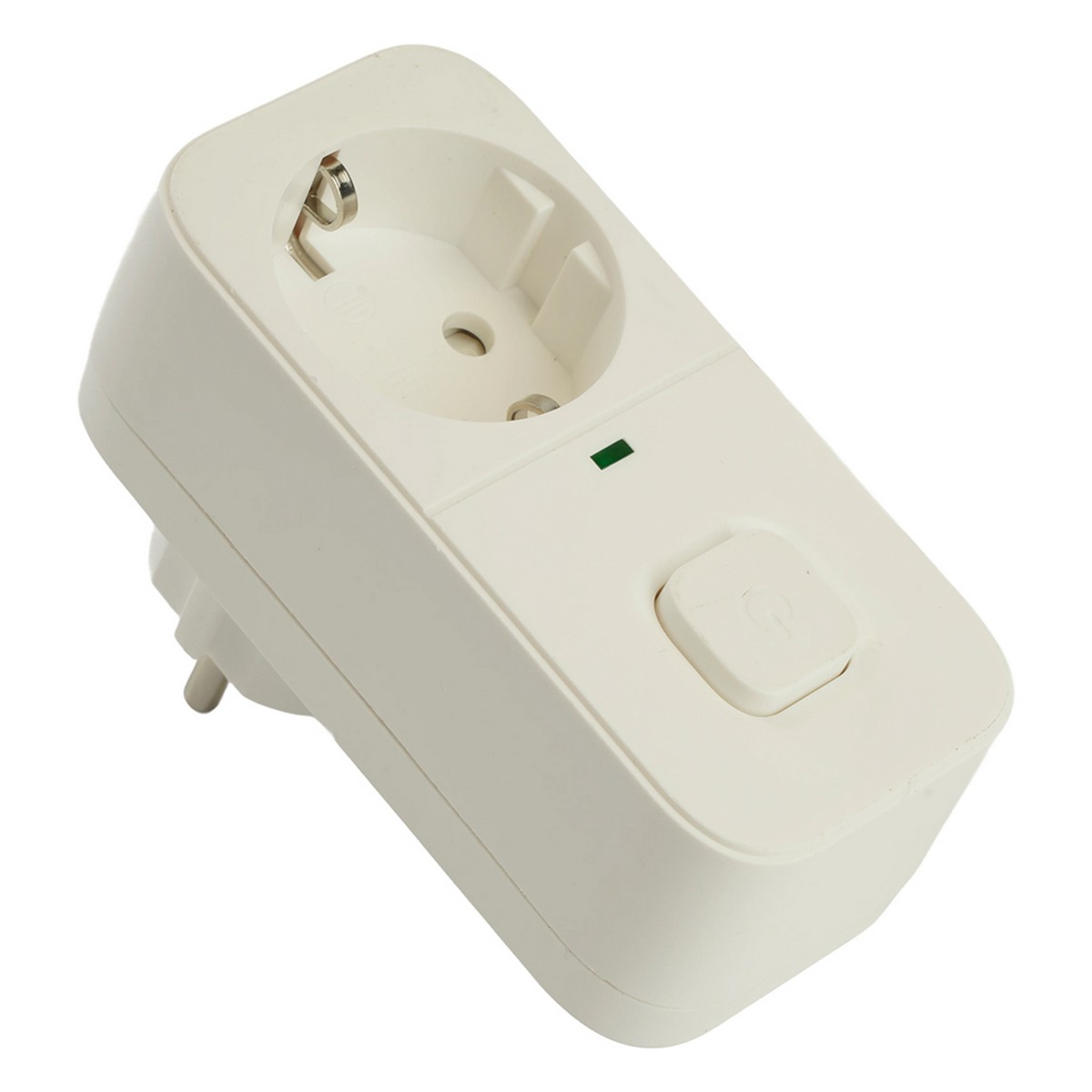 Колодки и удлинители, тройники Сетевой фильтр 1-местный с/з STEKKER HM81-11-2 с выключателем Nova белый 50143 