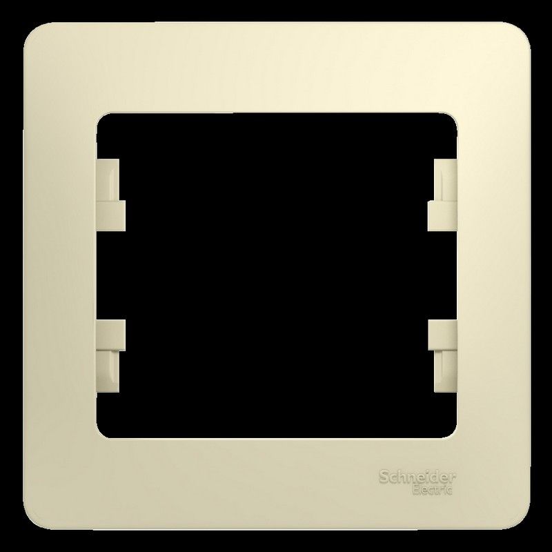 Glossa Бежевый Рамка Systeme Electric Glossa Бежевый 1-я GSL000201