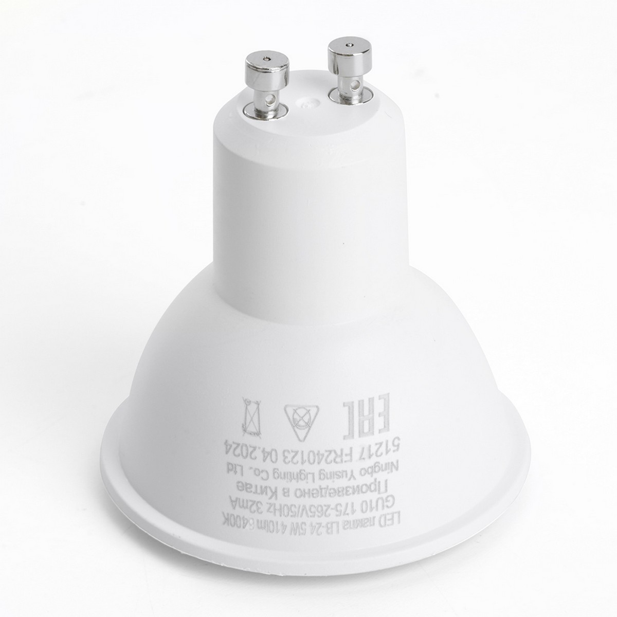 GU10 Лампа светодиодная Feron LB-24 MR16 GU10 5W 175-265V 6400K 51217 