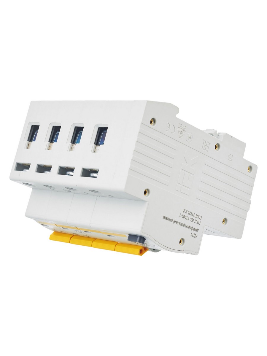 IEK Дифференциальный автоматический выключатель IEK KARAT АД14 4P 50А 30мА MAD10-4-050-C-030 