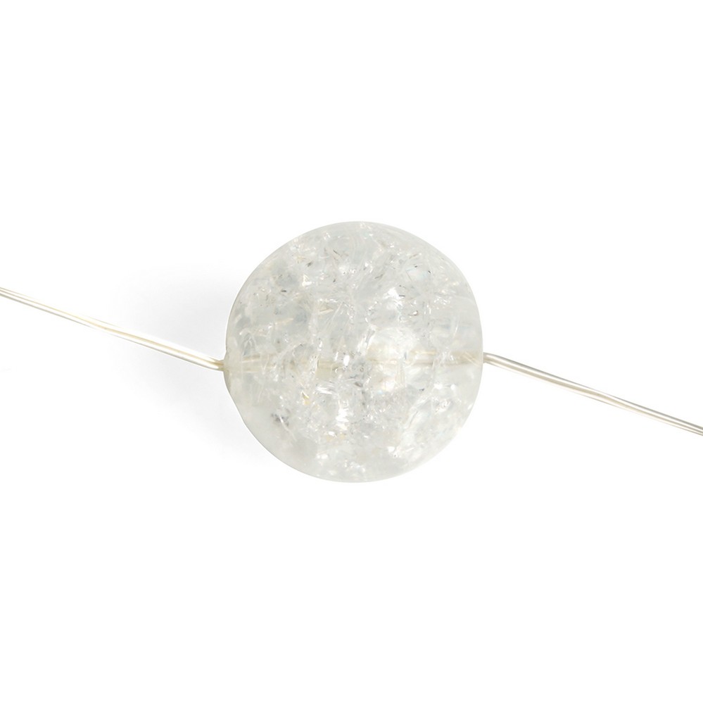 Светодиодная гирлянда Feron CL565 линейная Лед шарики статичная 3м + 0.3м мультиколор с питанием от батареек прозрачный шнур 48612