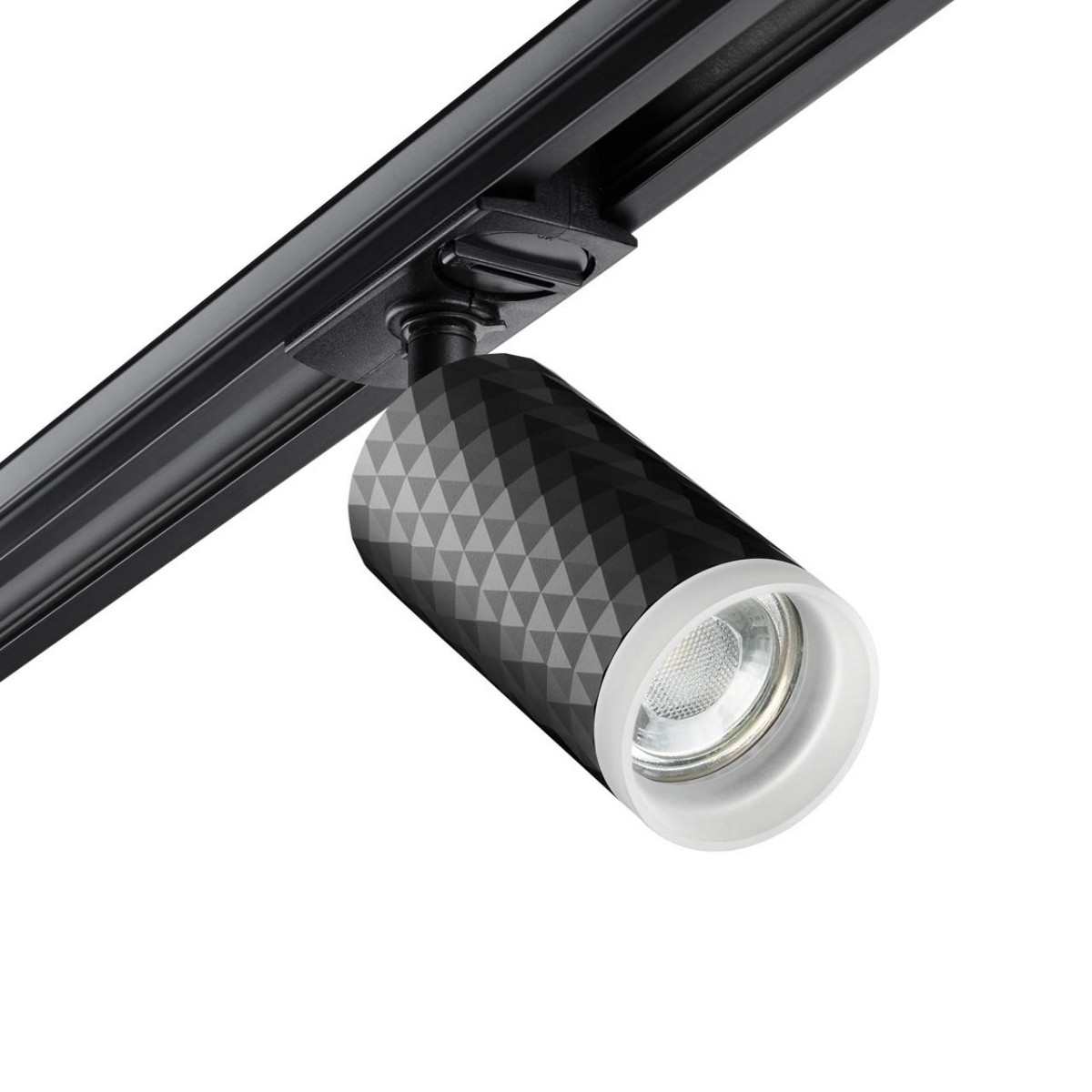 Трековые светодиодные светильники Светильник трековый для однофазного двухжильного шинопровода NOVOTECH 370849 BRILL 