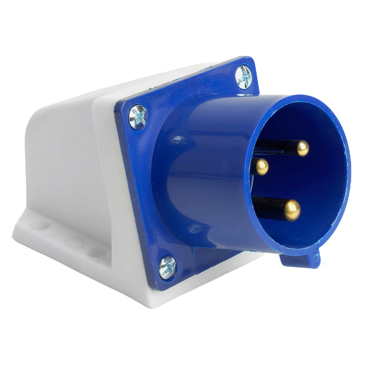 Силовые разъемы и вилки Вилка Stekker угловая ST-523 32А 220В 2P+PE IP44 PPG32-523-44 49445