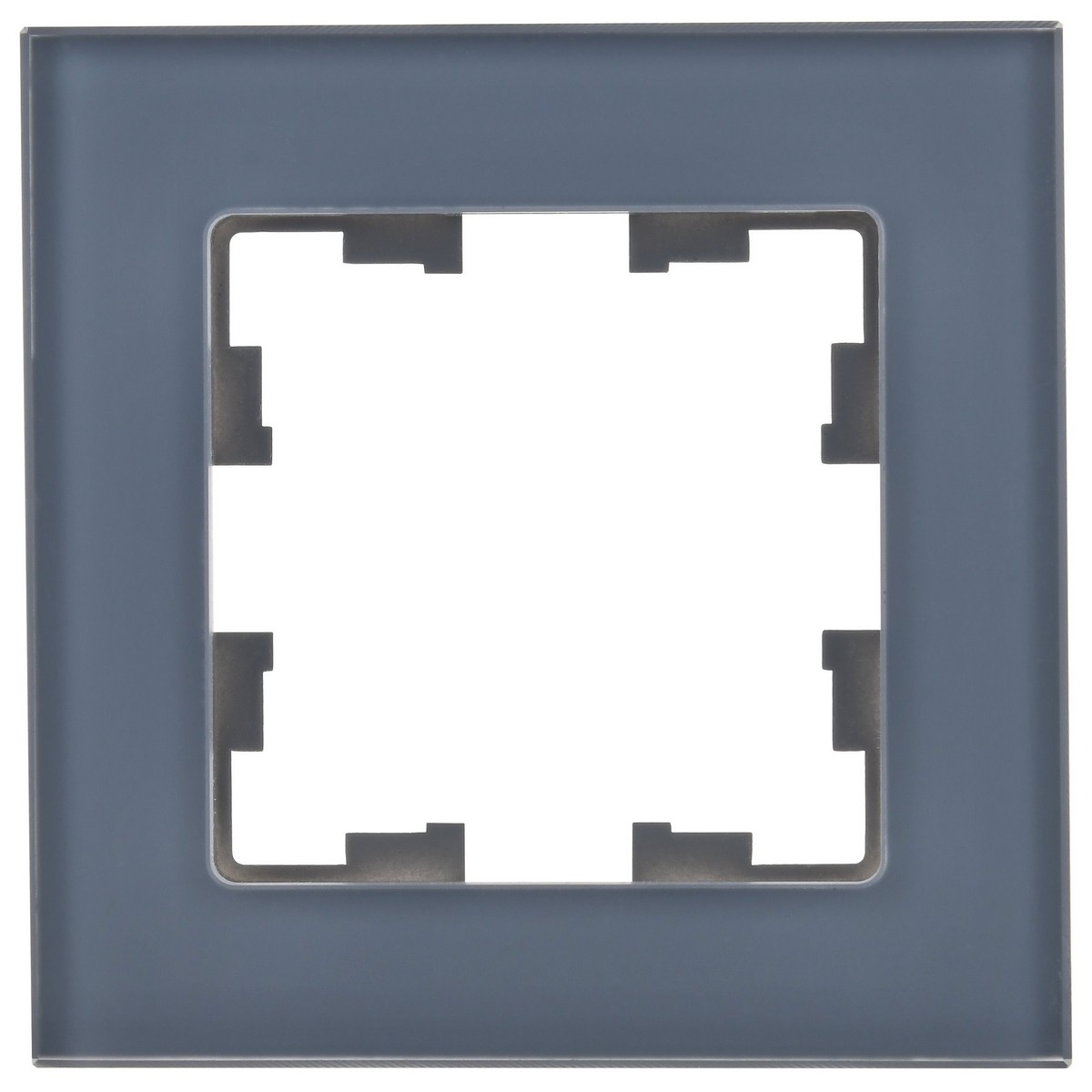 IEK Brite Рамки Рамка IEK BRITE DECOR Маренго матовый стекло 1-мест. РУ-1-2-Бр BR-M12-G-31-K35