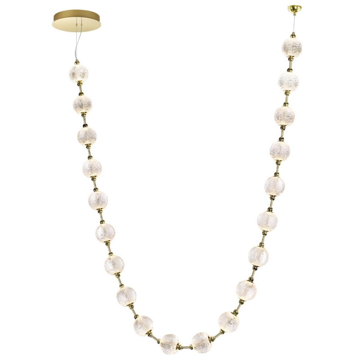 Подвесные светодиодные светильники Подвес ODEON LIGHT 5008/80L CRYSTAL 