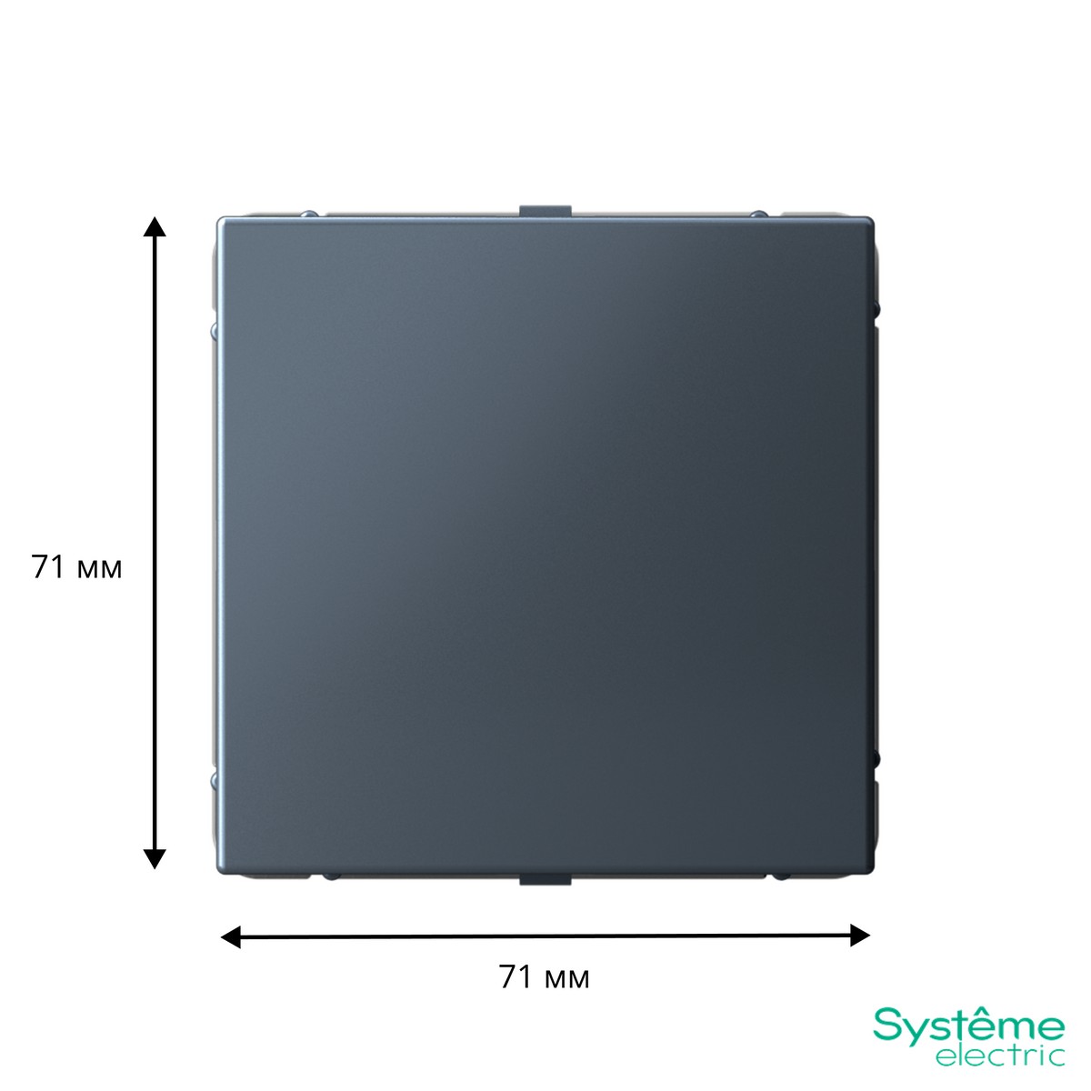 ArtGallery Грифель Заглушка Systeme Electric ArtGallery Грифель без суппорта для многопостовых рамок GAL000709