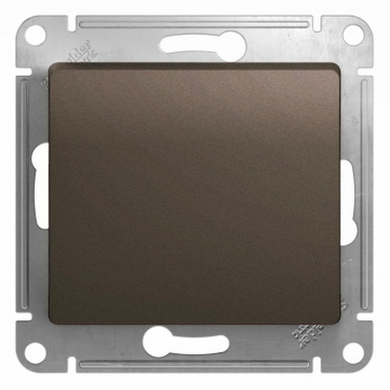 Glossa Шоколад Выключатель Systeme Electric Glossa Шоколад 1-клавишный сх.1, 10AX механизм GSL000811