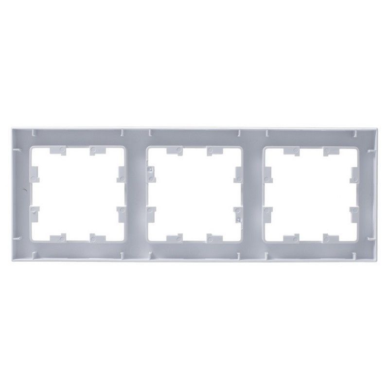 AtlasDesign Белый Рамка Systeme Electric AtlasDesign белый 3-ая, универсальная ATN000103