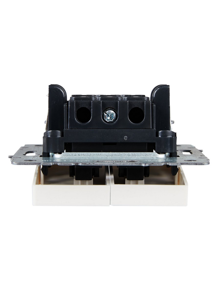 IEK Brite Белый Выключатель IEK BRITE жалюзи 10А ВС10-1-5-БрБ белый BR-V15-0-10-K01