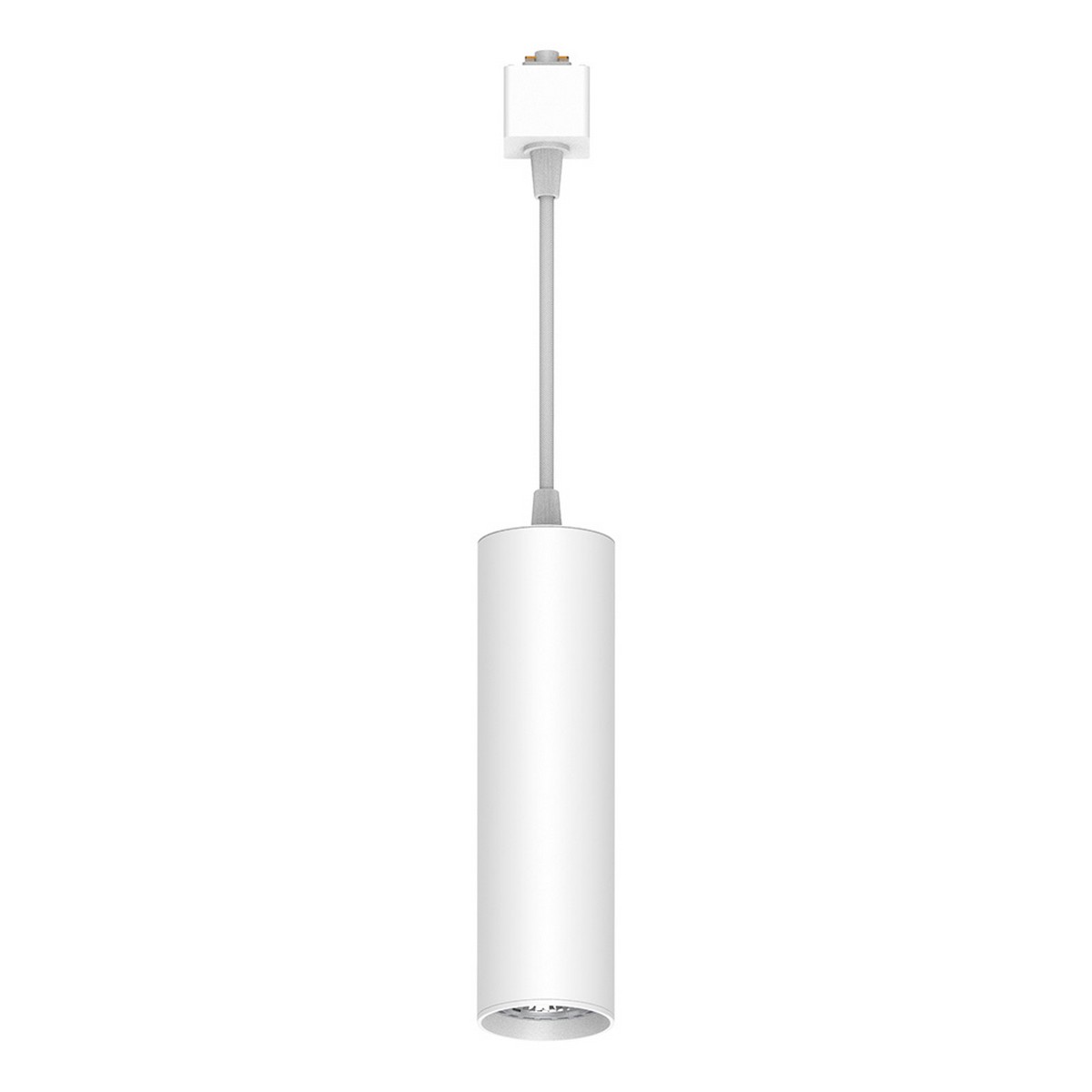 Трековые светодиодные светильники Светильник Feron AL196 трековый однофазный на шинопровод под лампу на подвесе GU10 белый 48556 