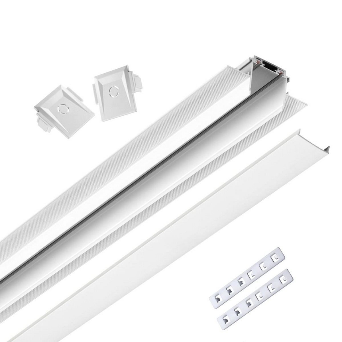 Трековые светодиодные светильники Низковольтный шинопровод для встраиваемого монтажа в ГКЛ, длина 1м NOVOTECH 135198 SMAL 