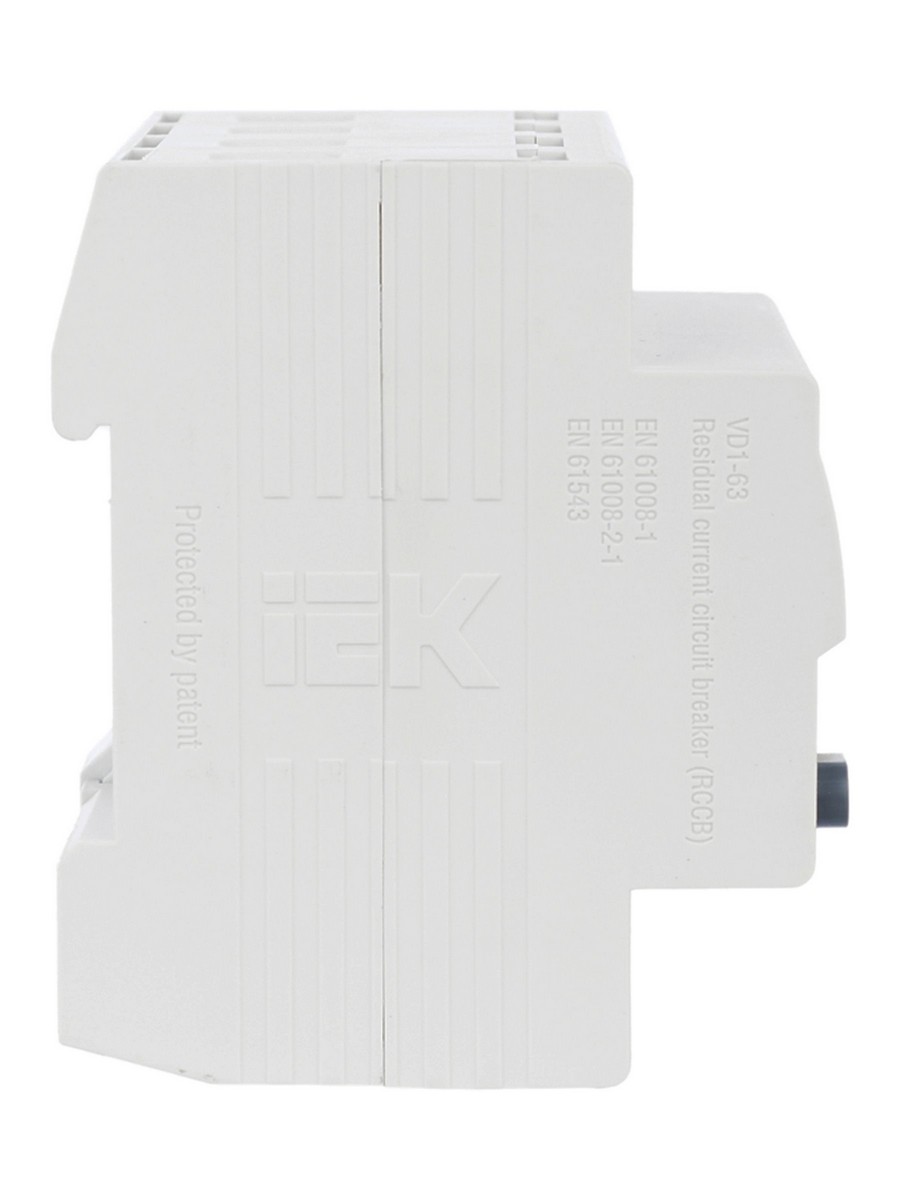 IEK Выключатель дифференциальный IEK KARAT ВД1-63 (УЗО) 4Р 16А 30мА MDV10-4-016-030 