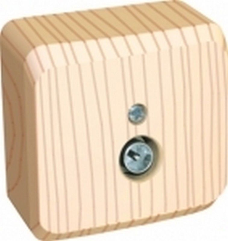 Этюд Дача Розетка TV Schneider Electric Этюд наружный Дача Сосна единственная 0,7dB TVA-002D