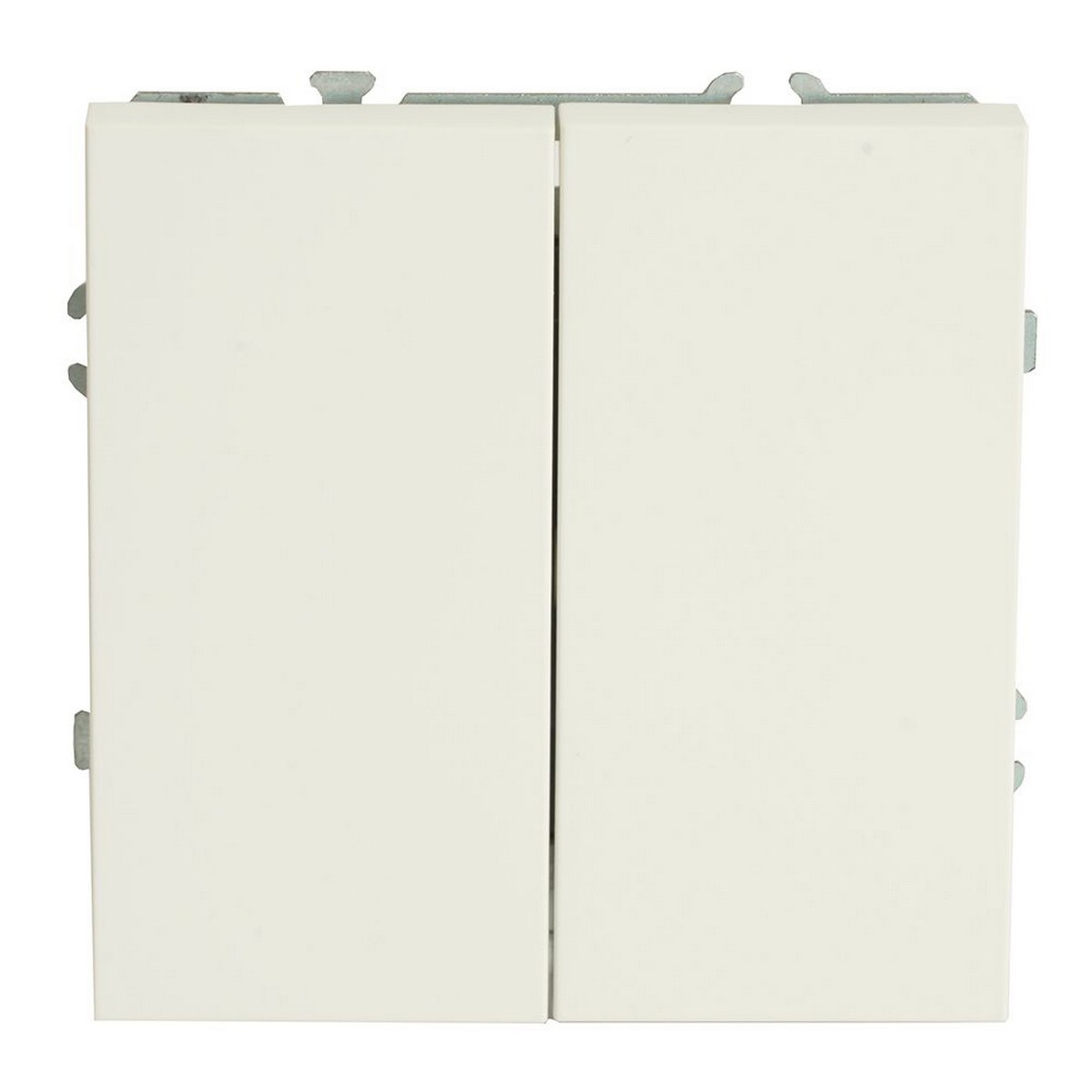 Эмили - Розетки и выключатели Stekker Переключатель перекрестный 2-клавишный STEKKER Эмили RSW10-5111-01 белый фарфор soft touch 50162