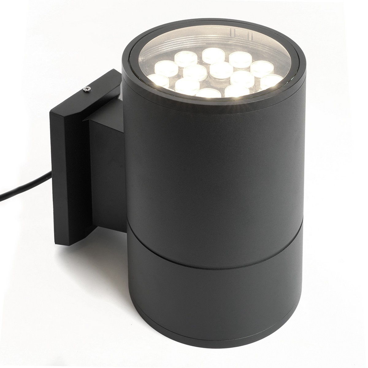 Уличные настенные светильники Светильник уличный светодиодный Feron DH0711 18W 1500Lm 2700K черный 48357 