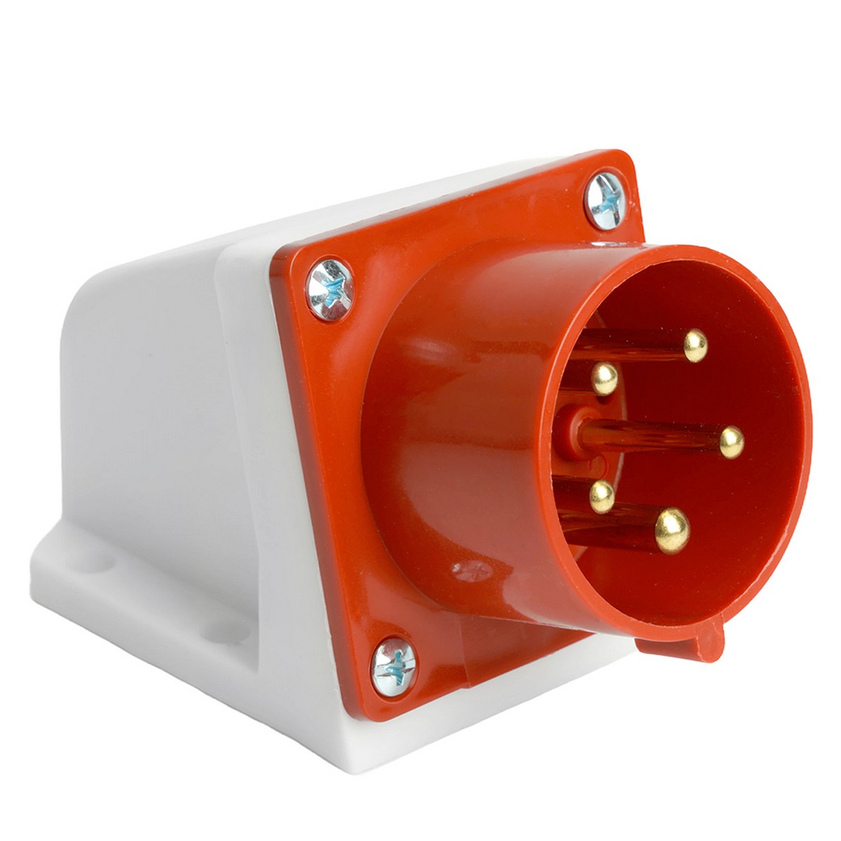 Силовые разъемы и вилки Вилка Stekker угловая ST-515 16А 380В 3P+PE+N IP44 PPG16-515-44 49447