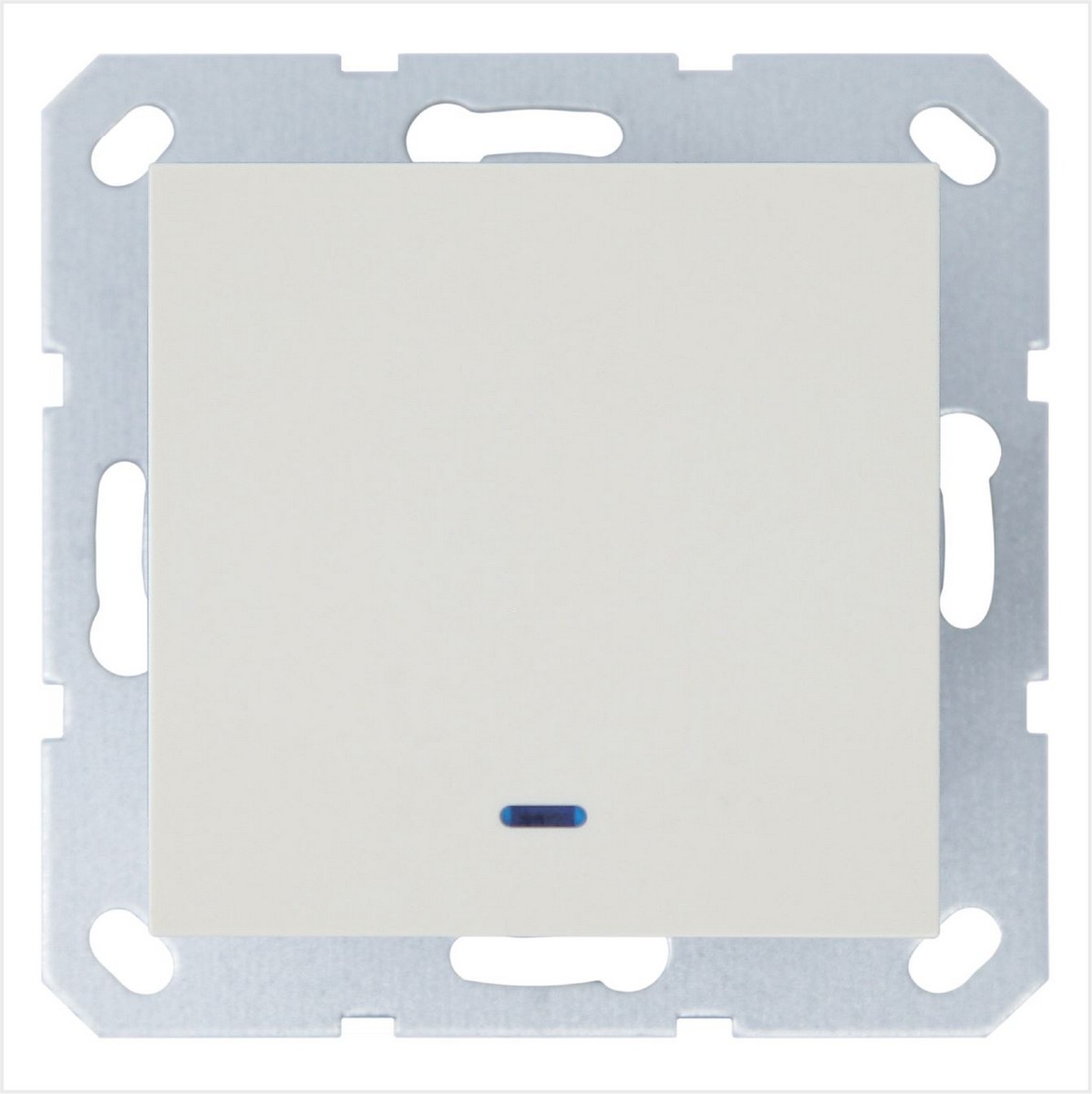 JASMART G - розетки и выключатели Выключатель одноклавишный JASMART со светодиодом слоновая кость G3011NV