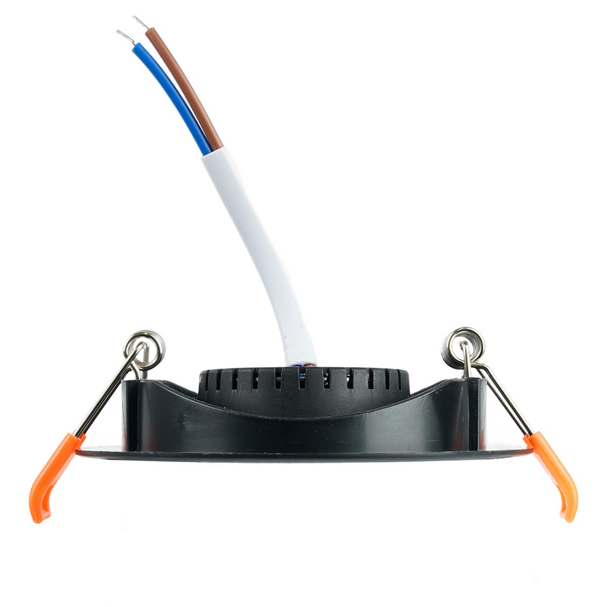 Встраиваемые светодиодные светильники Светодиодный светильник Feron.ONE AL540 встраиваемый 5W 4000K черный "круг" 52049 