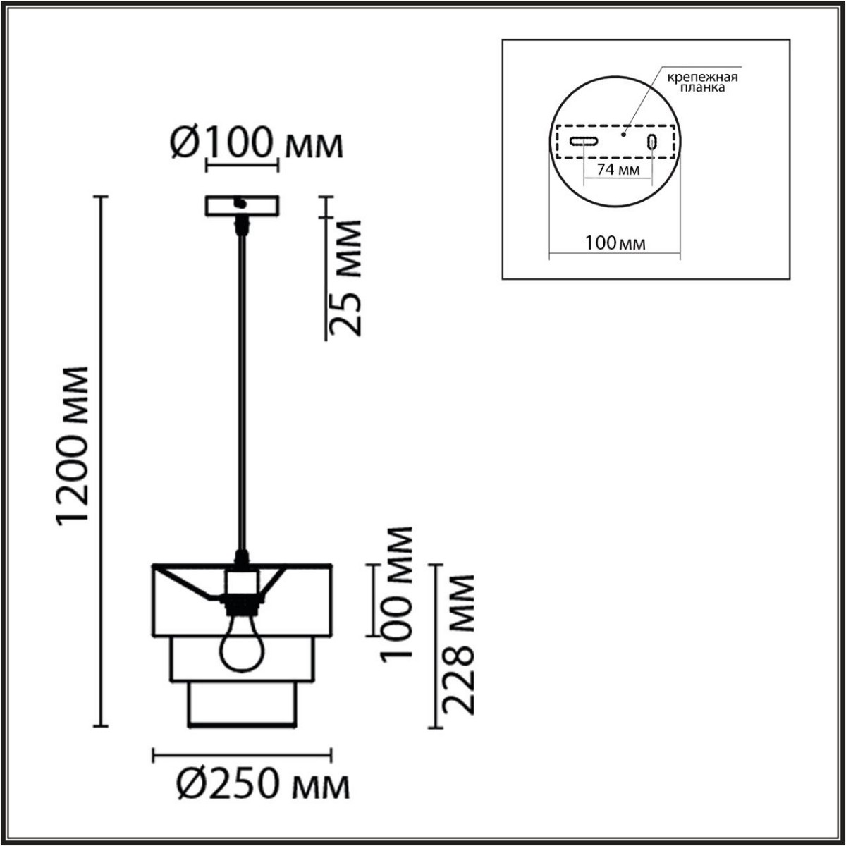 Люстры Светильник подвесной LUMION 8039/1 ILAIDA 