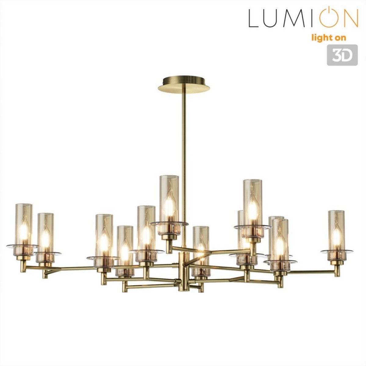 Люстры Люстра потолочная LUMION 6554/12C MADONNA 