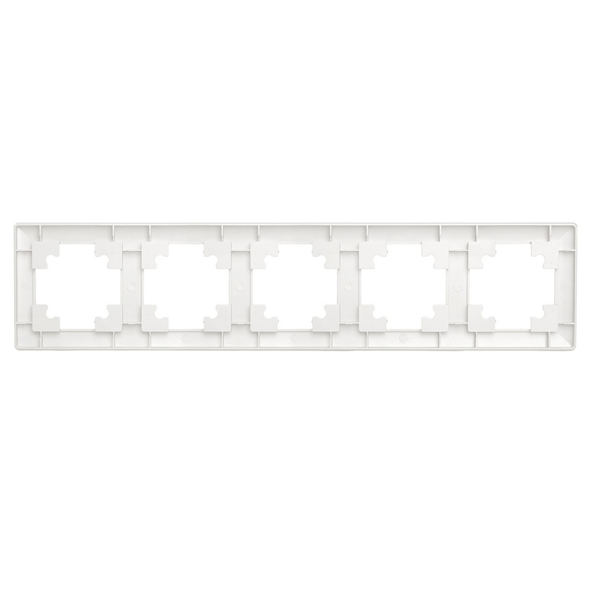 Катрин - Розетки и выключатели Stekker Рамка STEKKER 4-местная Катрин стекло белый PFR00-7004-01 39795