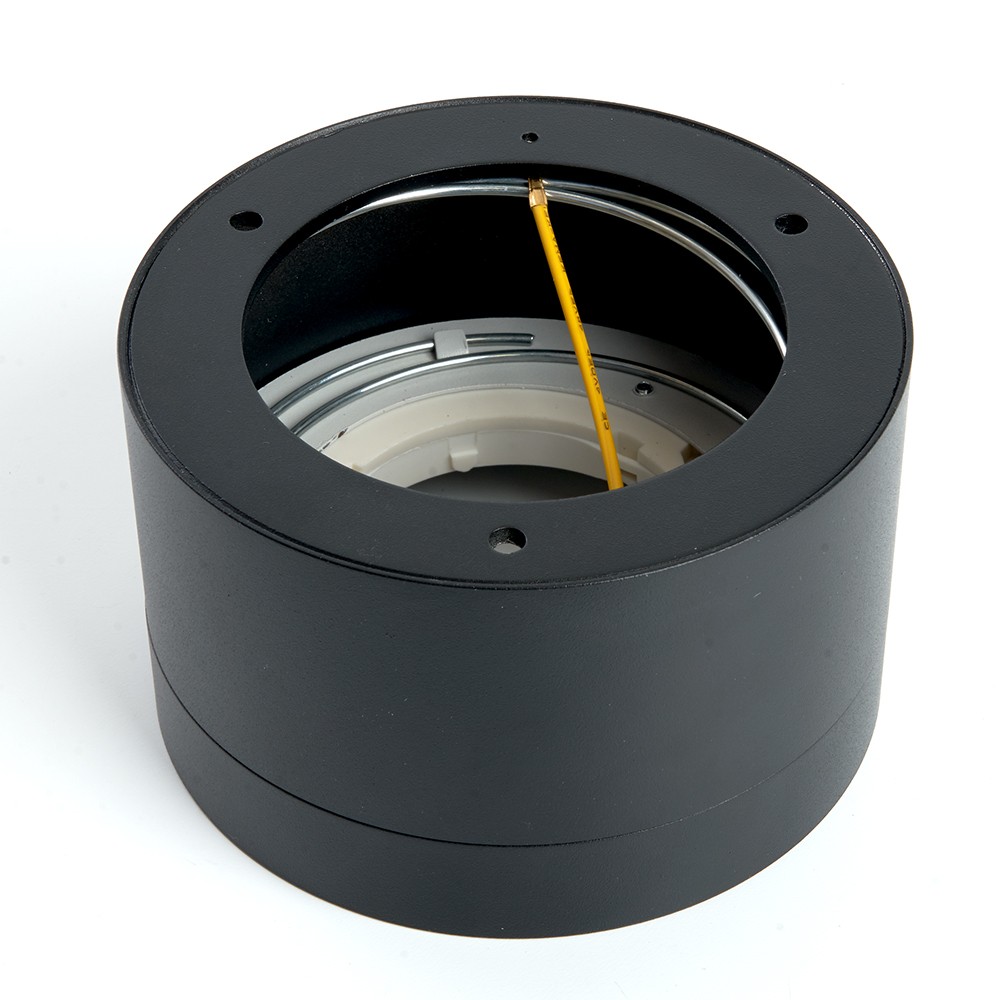 Светильники споты светодиодные Светильник спот потолочный Feron HL370 25W GX70 черный 48298 