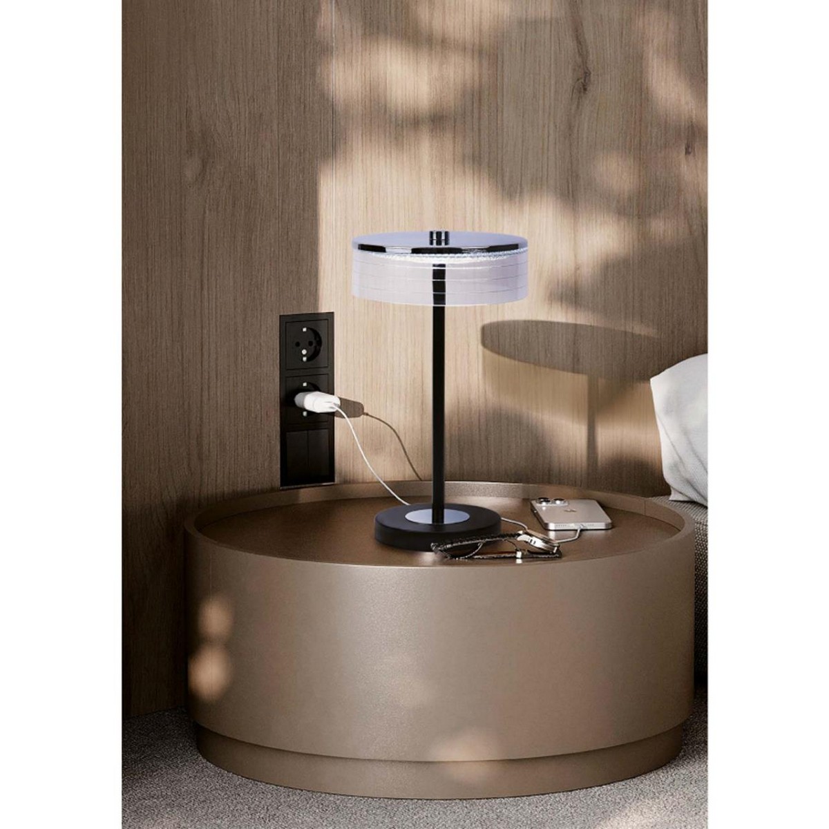 Настольные лампы Настольная лампа LUMION 8203/1TL SATIANA 