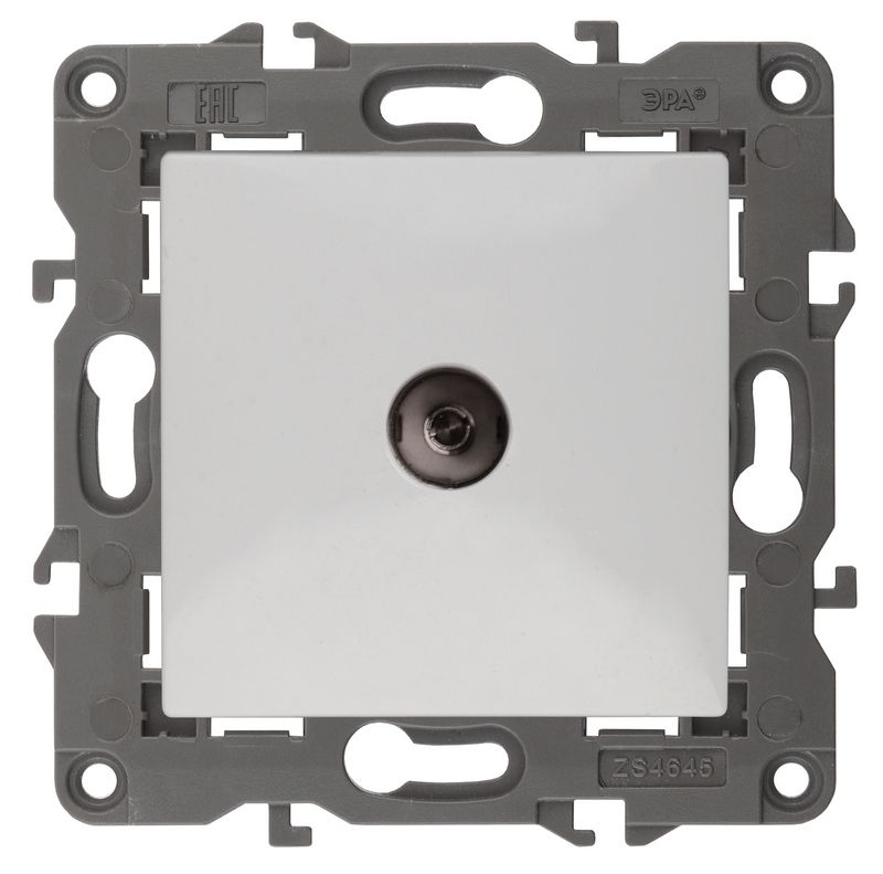 Розетки и выключаиели ЭРА Elegance Белый Розетка ЭРА Elegance Белый TV одиночная 14-3101-01 Б0034290