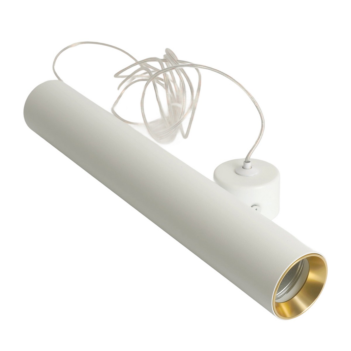 Подвесные светодиодные светильники Светильник потолочный Feron ML1018 Barrel levitation на подвесе MR11 белый + золото 51386 