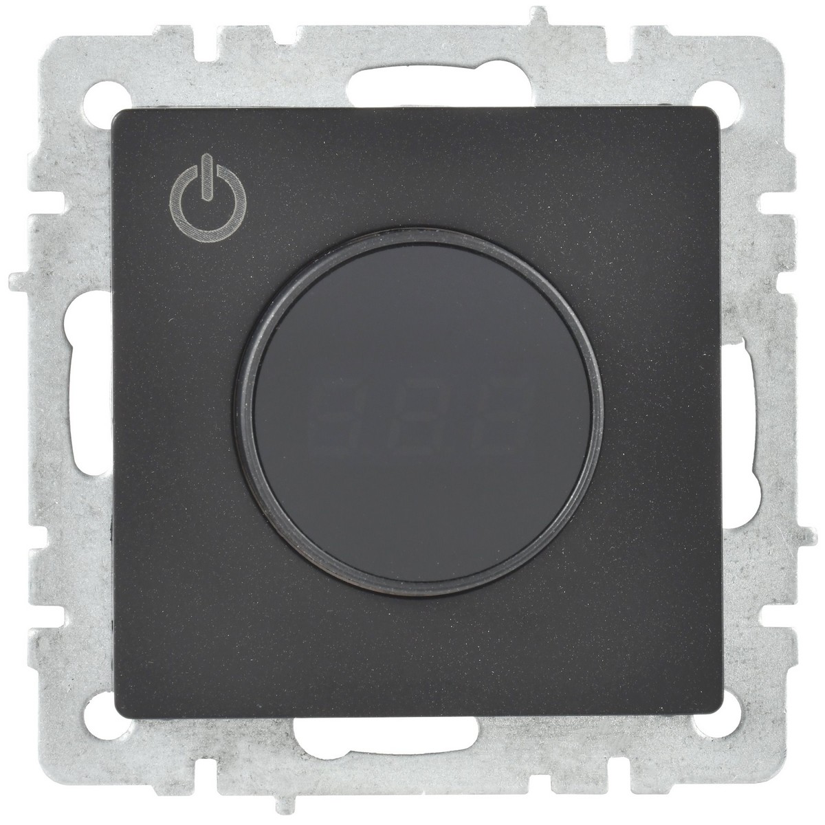 IEK Brite Черный Термостат IEK BRITE BASE Черный электронный с инд. ТС10-1-БрЧ (терморегулятор) BR-RT11-K02