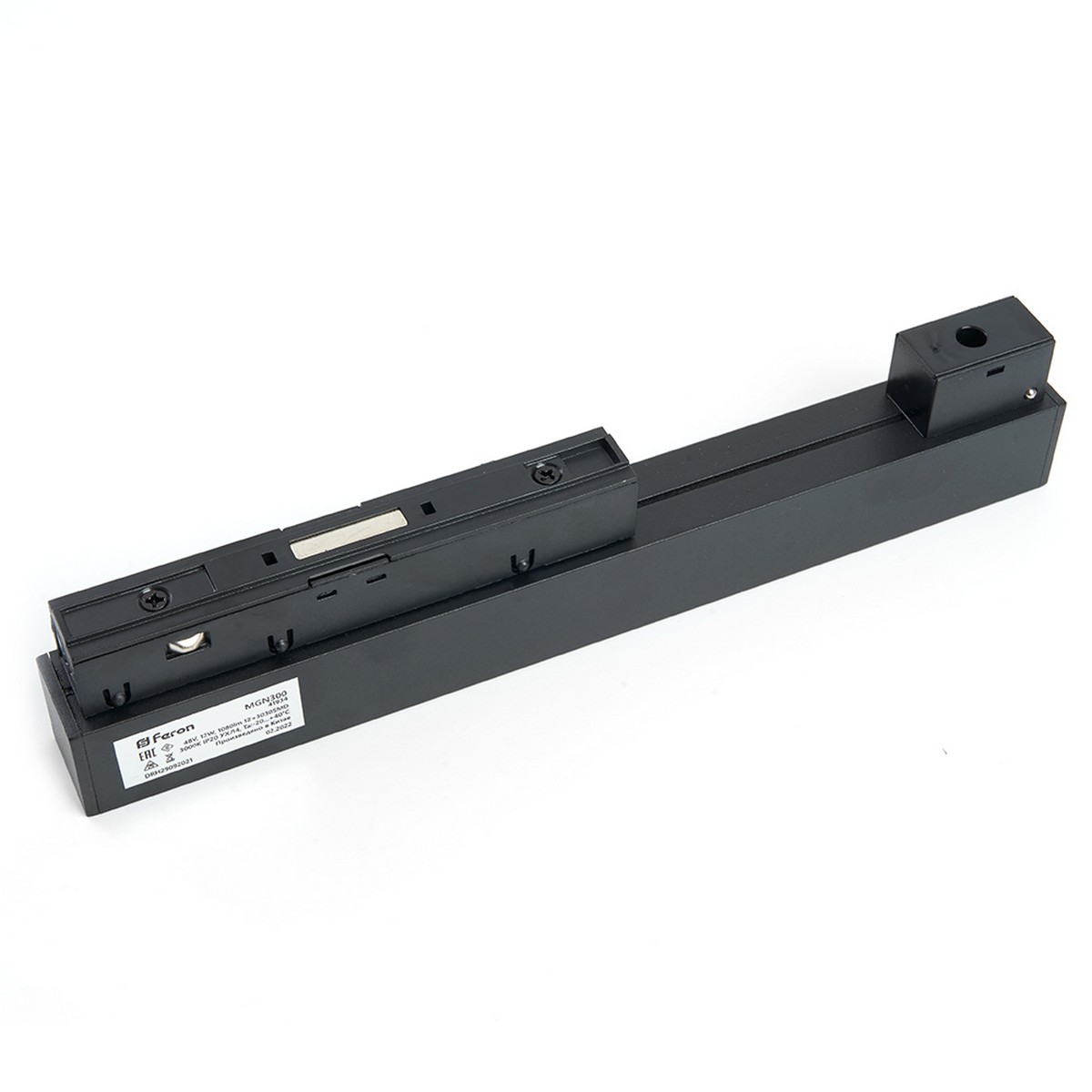 Трековые светодиодные светильники Светильник светодиодный Feron MGN300 трековый магнитный 12W 4000К 30 градусов черный 41929 