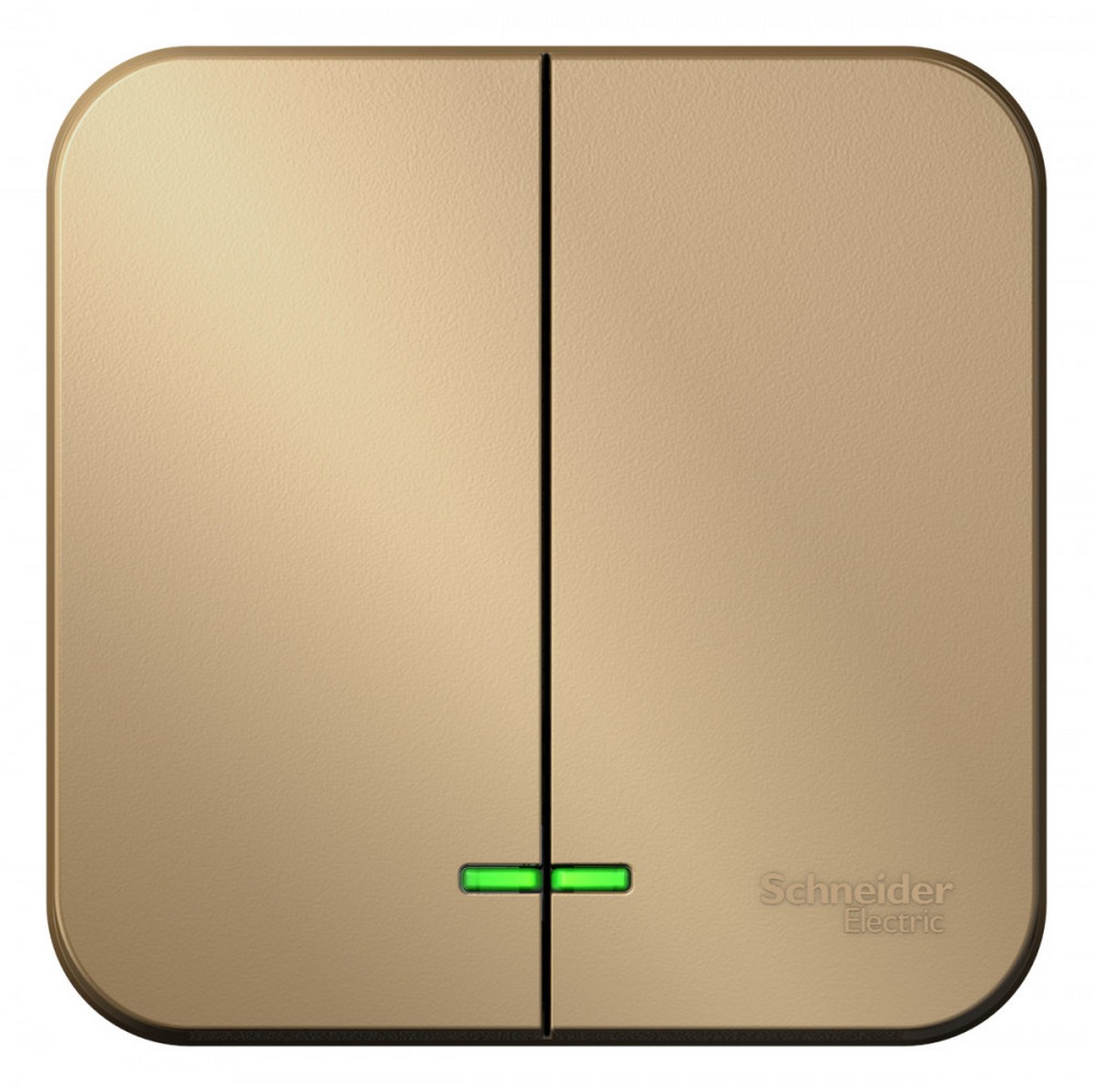 Blanca титан розетки и выключатели Выключатель SE Blanca 2-клавишный Титан наружный с подсветкой BLNVA105104