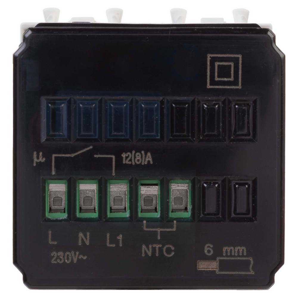 DKC Avanti механизмы Белое облако Термостат для теплых полов DKC Avanti модульный "Белое облако" 2 модуля 4400162