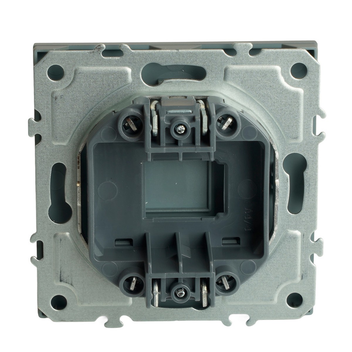 Эмили - Розетки и выключатели Stekker Заглушка STEKKER Эмили RST00-5116-10 платиново-серый soft touch  49961