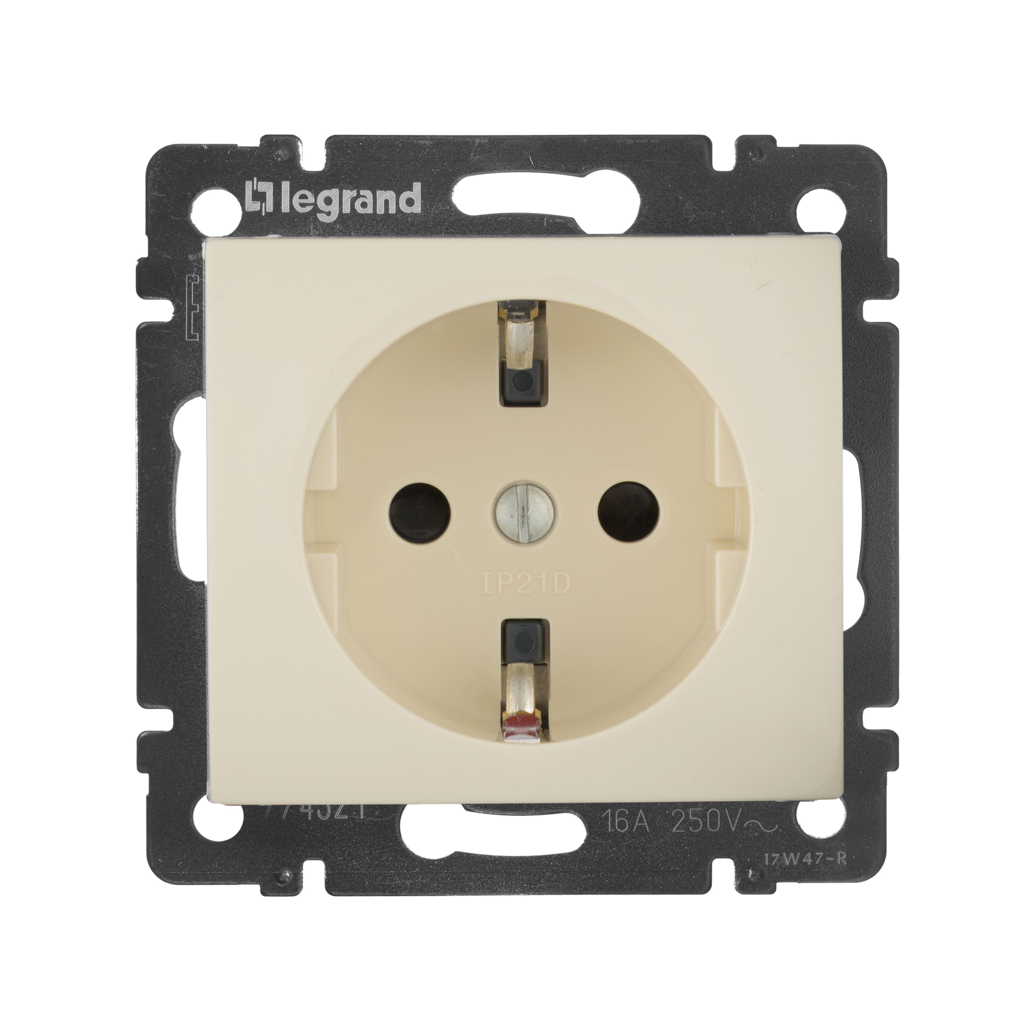 Legrand Valena Classic Кремовый Розетка Legrand Valena Крем 1-ая с/з с защитными шторками 774321