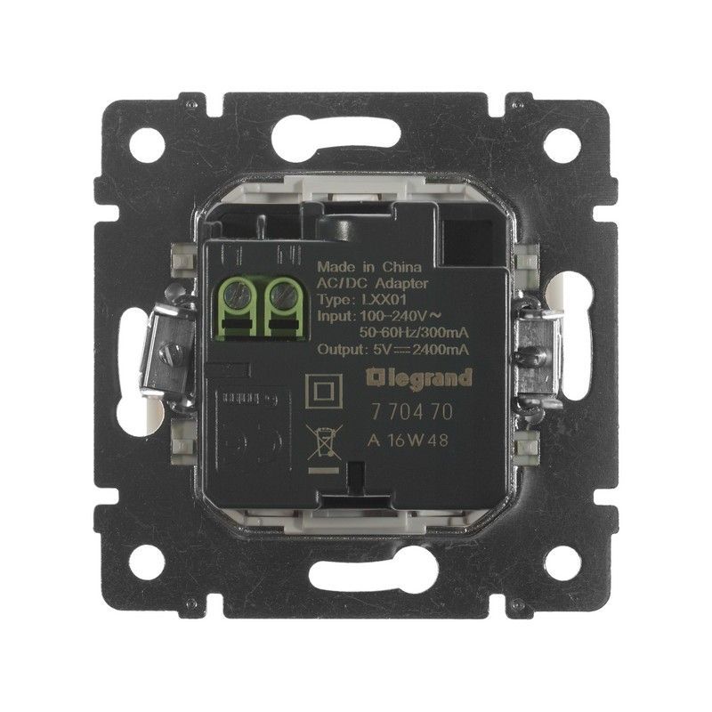 Legrand Valena Classic Белый Розетка USB 2-ая  Legrand Valena белый 770470