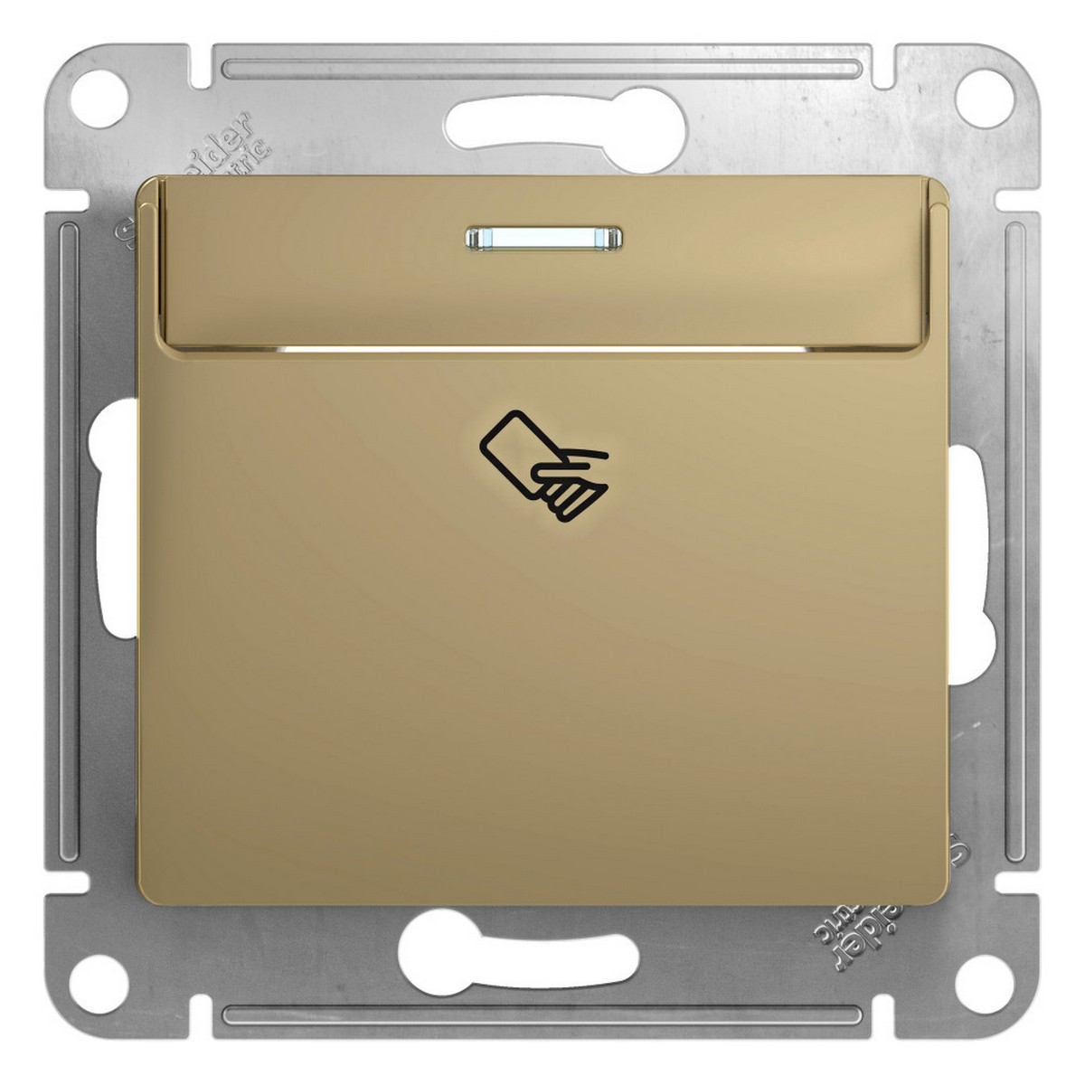 Glossa Титан Выключатель Systeme Electric Glossa Титан карточный, сх.6 GSL000469