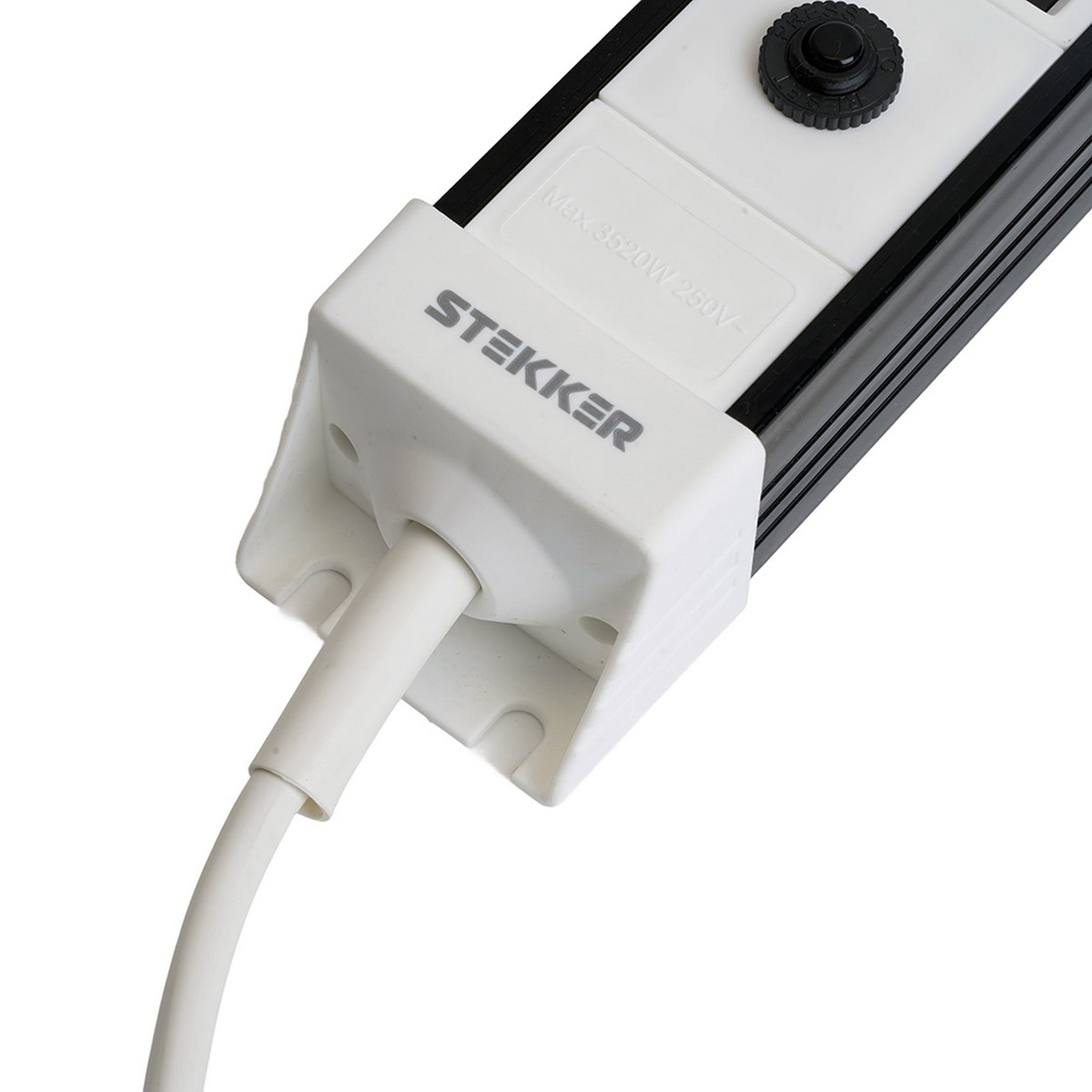 Колодки и удлинители, тройники Сетевой фильтр 3-местный с/з STEKKER HM22-31-05 5 м Techno белый 50146 