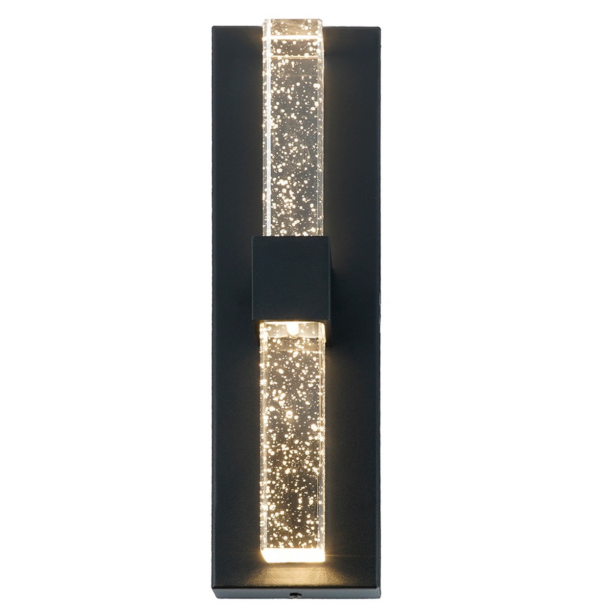 Светильник уличный светодиодный Feron DH2202 Катар 10W 90*43*360мм 3000К черный (на стену вверх/вниз) 53094