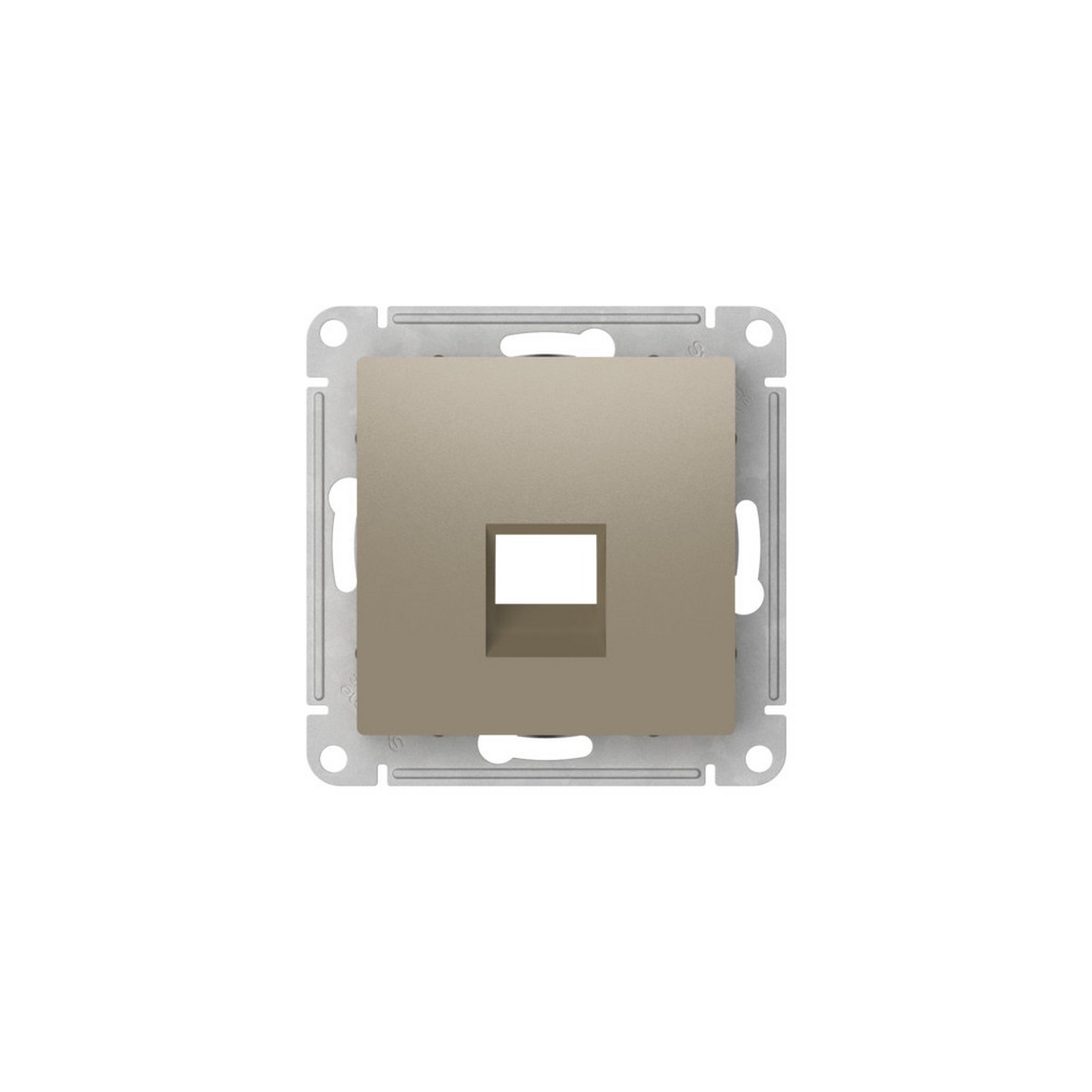 AtlasDesign Шампань Накладка Systeme Electric AtlasDesign Шампань для информационных функций Keystone