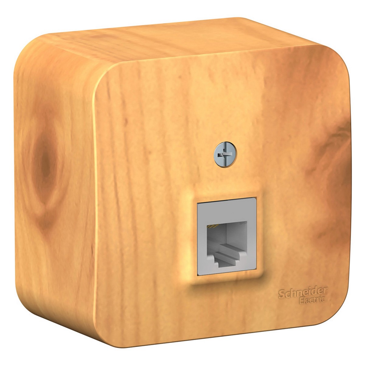 Blanca ясень розетки и выключатели Розетка SE Blanca ТЛФ Ясень наружный RJ11 изолир. пластина BLNIA011005