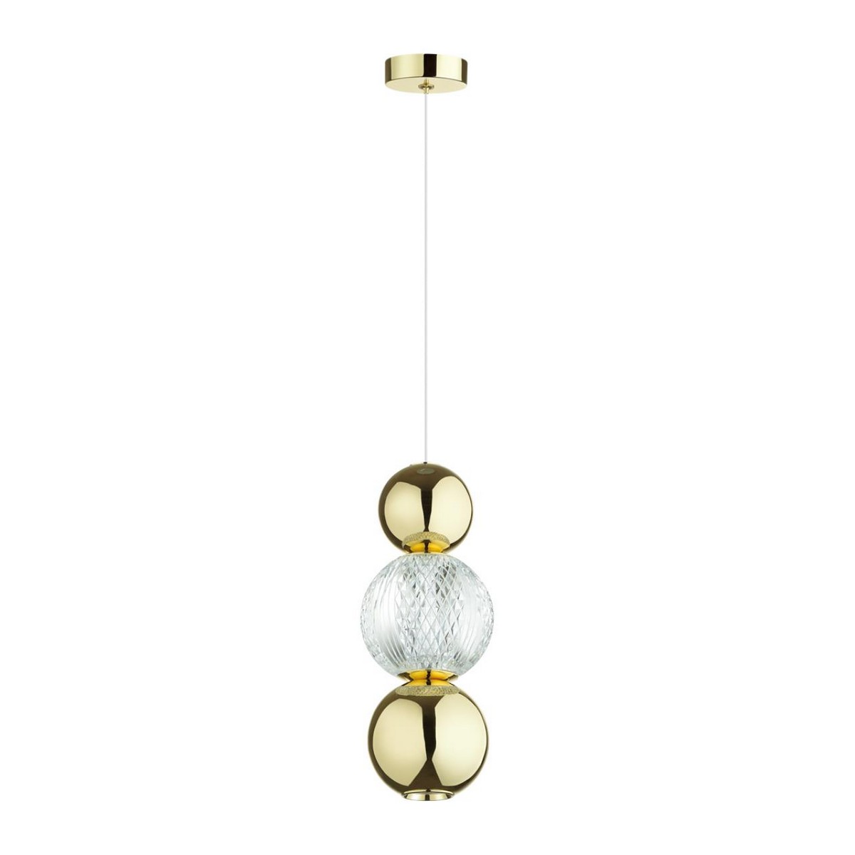 Подвесные светодиодные светильники Подвес ODEON LIGHT 5008/7LA CRYSTAL 