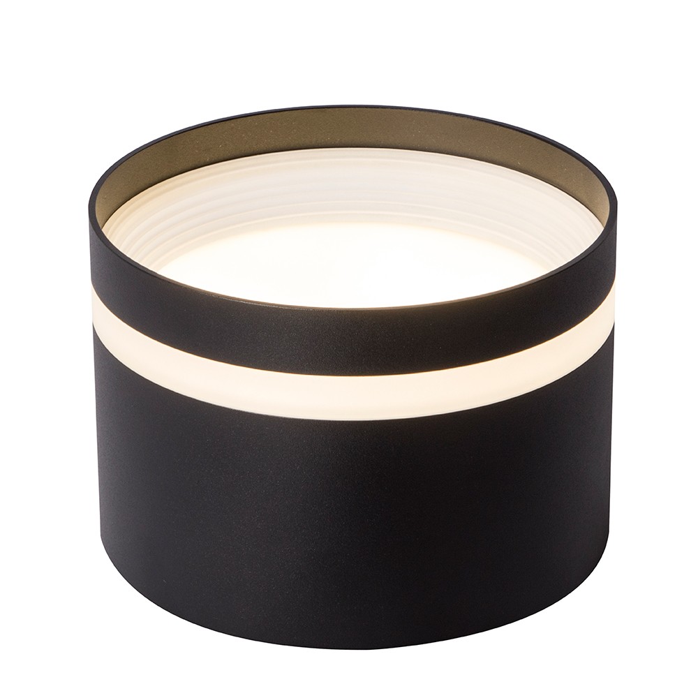 Накладные светодиодные светильники Светильник потолочный Feron HL372 LUNA 25W GX70 черный 48735 