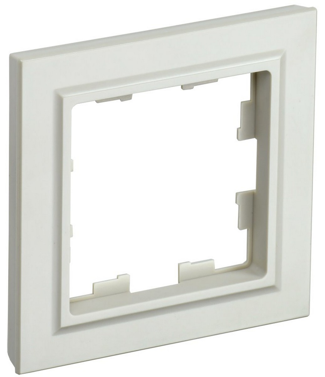 IEK Brite Рамки Рамка IEK BRITE 1-местная РУ-1-БрКр бежевый BR-M12-K10