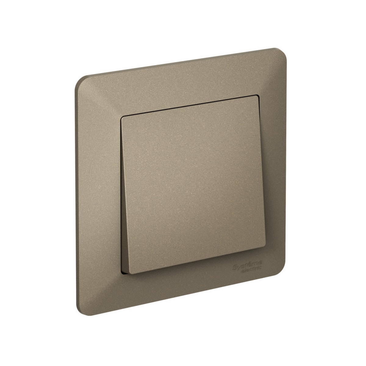 AtlasDesign Шампань Рамка Systeme Electric AtlasDesign Air Шампань/дымчатый черный 1-ая ATN220501