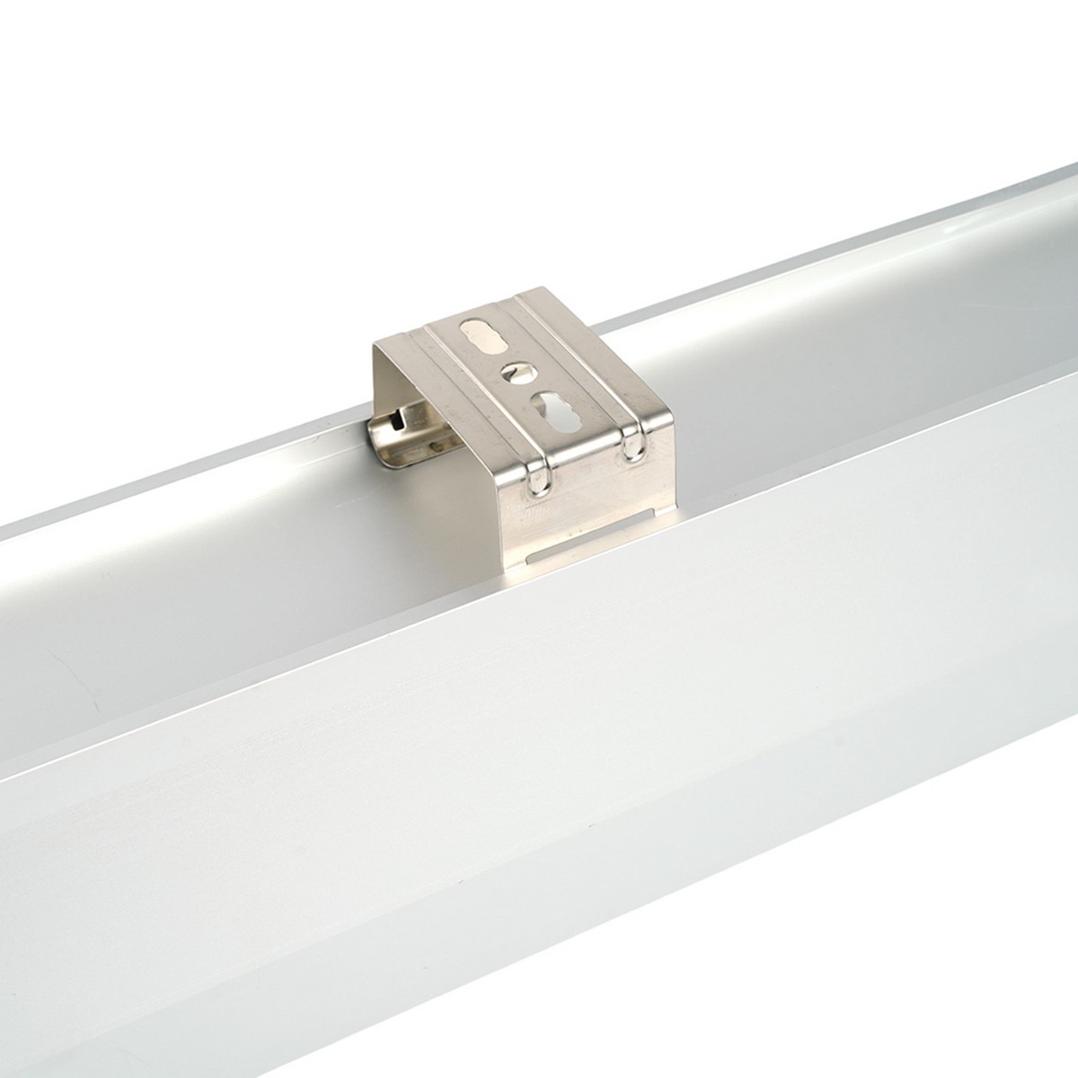 Линейные светодиодные светильники Светильник Feron AL4036 светодиодный линейный 24W 3000K-4000K-6400K серебро 1180 мм RetailRay 51869 