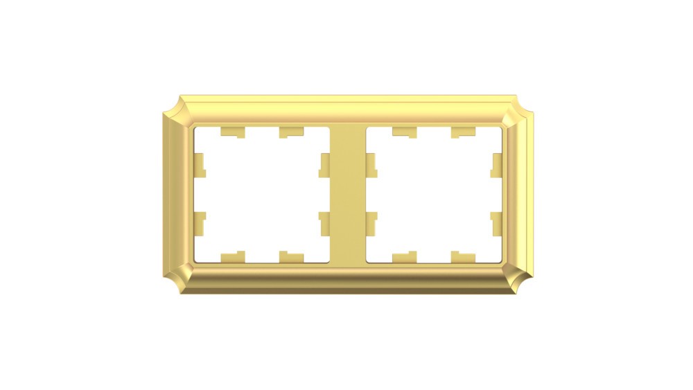 AtlasDesign Рамки Antique Рамка Systeme Electric AtlasDesign Antique Золото 2-ая, универсальная ATN101602