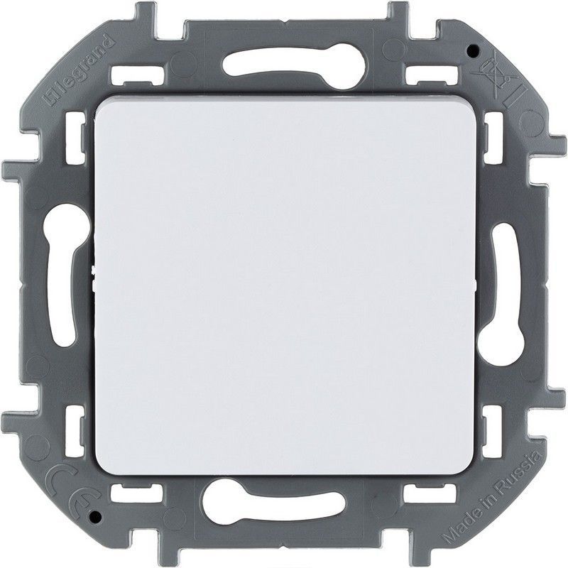 Legrand Inspiria Белый Выключатель Legrand INSPIRIA Белый одноклавишный 10 AX 250 В 673600